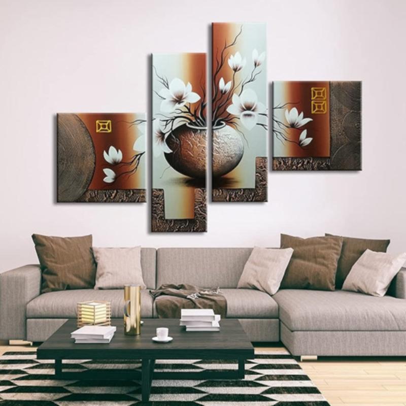 Decorative Floral Canvas Artwork Set