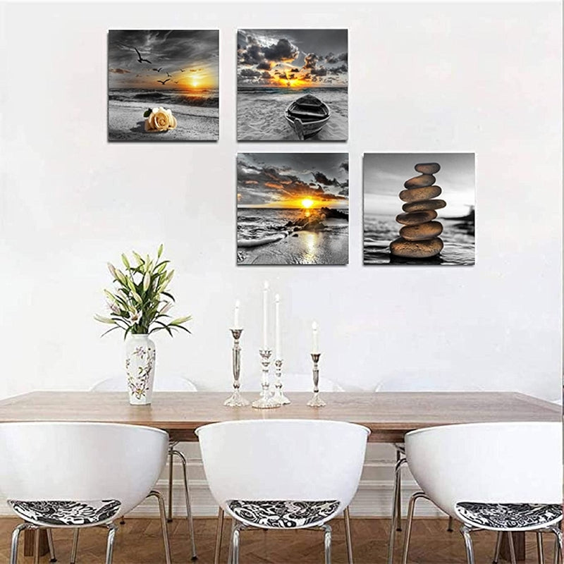 Bathroom Wall Art Canvas Prints Set Of Three