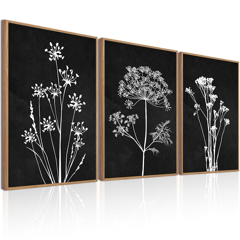 Neutral Botanical Plant Canvas Art Set Of Six