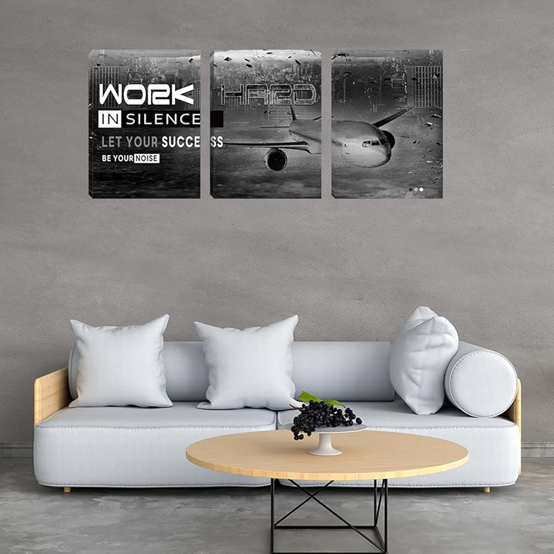 Inspirational Wall Art Canvas Set For Motivation And Success