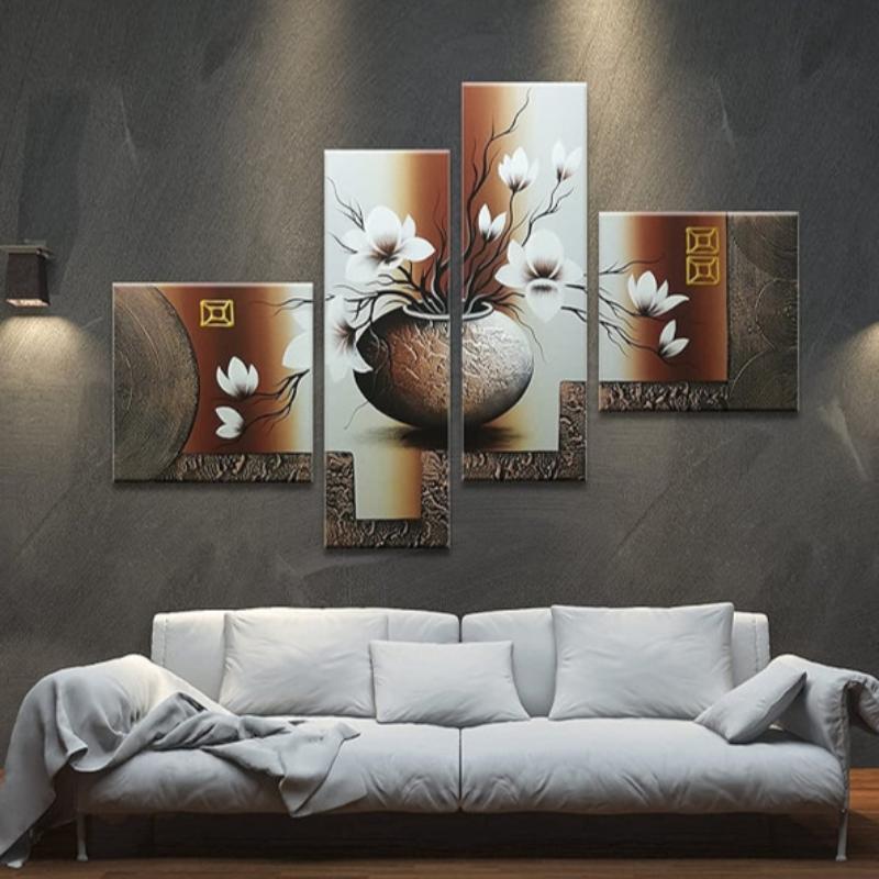 Decorative Floral Canvas Artwork Set