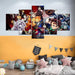 Japanese Anime Poster Set Canvas Wall Art For Home Decor