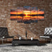 Large Canvas Wall Art Lighthouse At Sunset 5 Piece Set