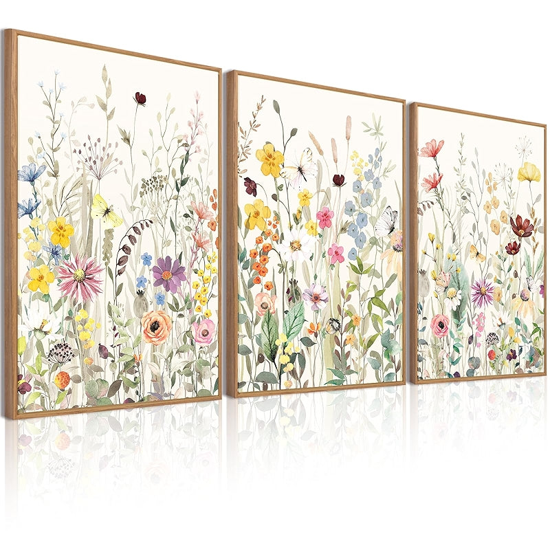 Neutral Botanical Plant Canvas Art Set Of Six