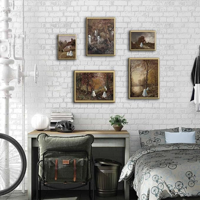 5 Piece Vintage Landscape Gallery Wall Art Set