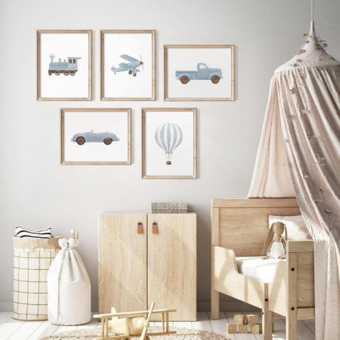 Car Wall Art Canvas Poster Set