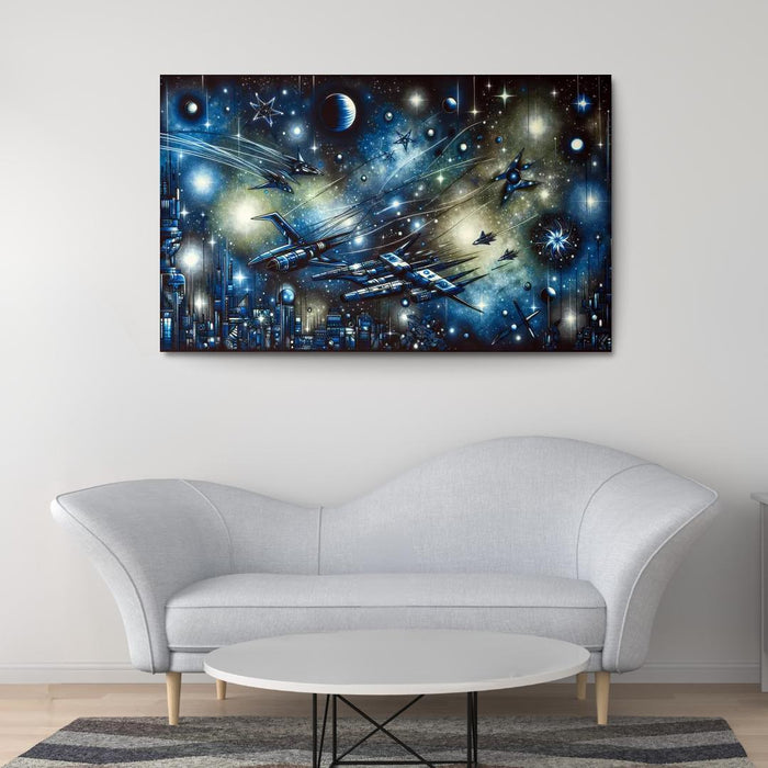 Star Wars Galactic Odyssey Canvas Paintings Frame