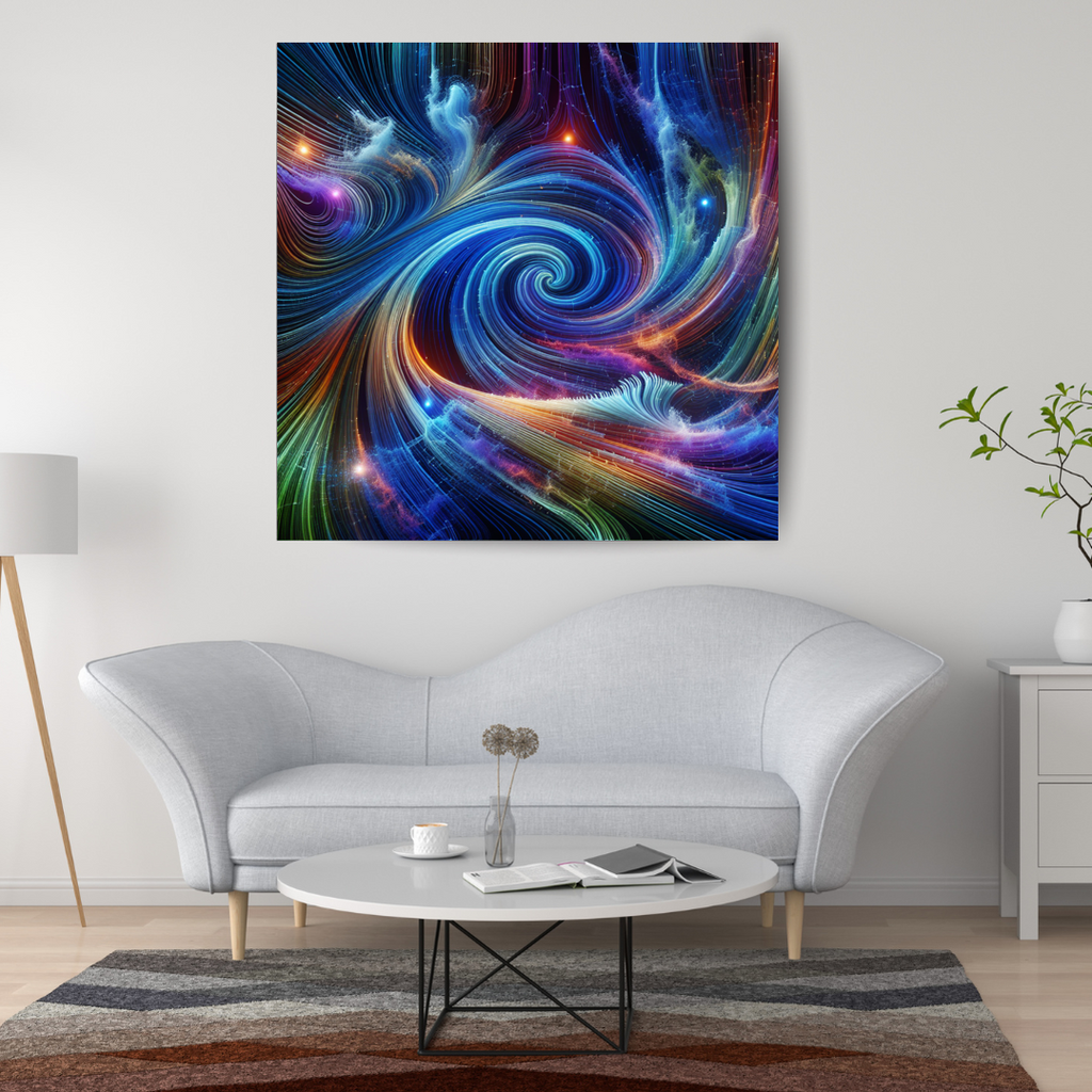 Magnetic Fields Modern Paintings Frame