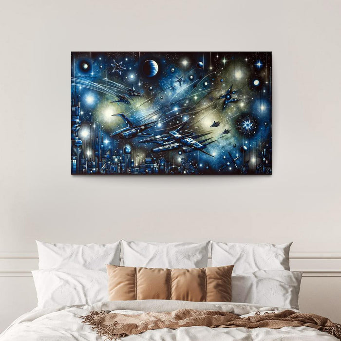 Star Wars Galactic Odyssey Canvas Paintings Frame