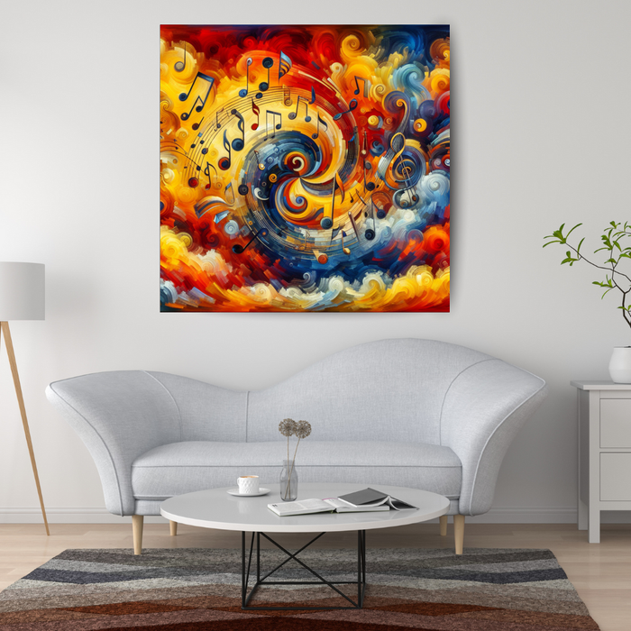 Symphony Of Colors Modern Paintings Frame