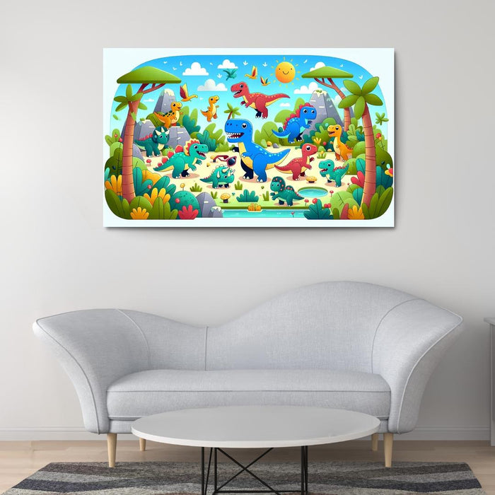 Dinosaur Discovery Day Premium Artwork Frames