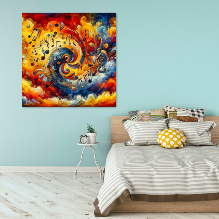 Symphony Of Colors Modern Paintings Frame