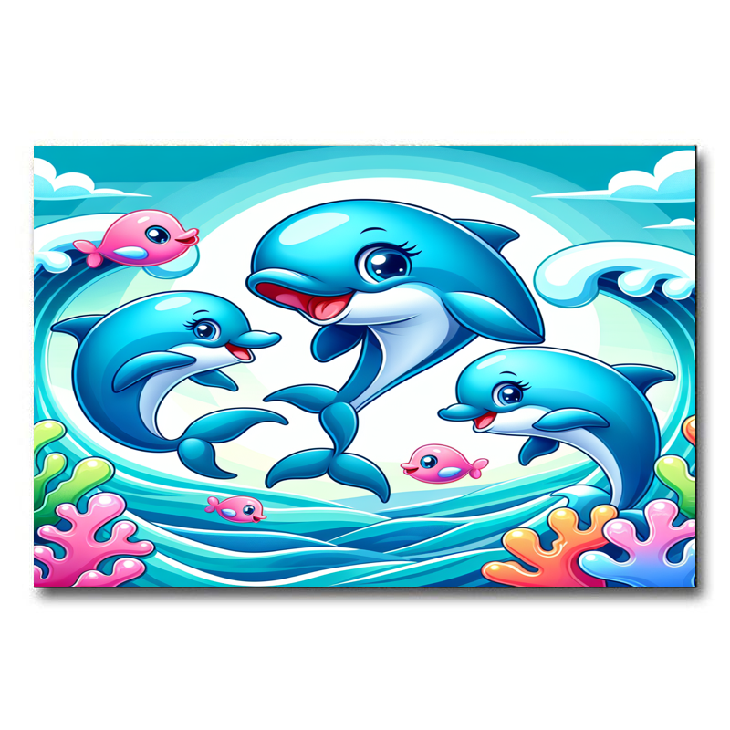 Underwater Adventure Modern Paintings Frame