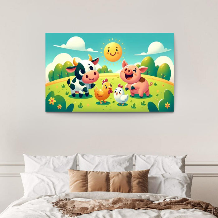 Friendly Farm Friends Premium Artwork Frames