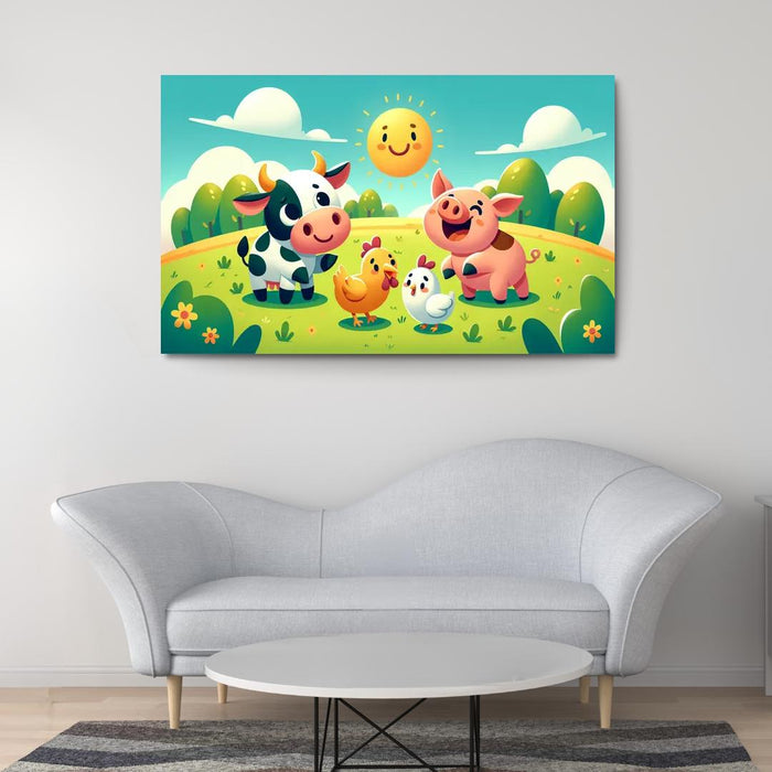 Friendly Farm Friends Premium Artwork Frames