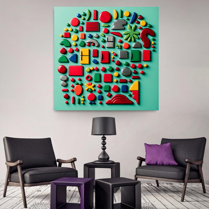 Fridge Magnet Wonderland Modern Paintings Frame