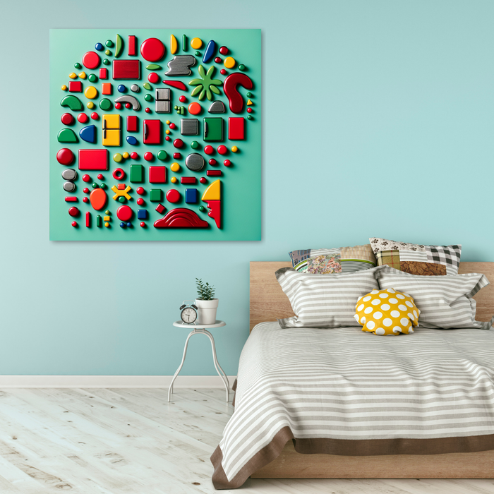 Fridge Magnet Wonderland Modern Paintings Frame