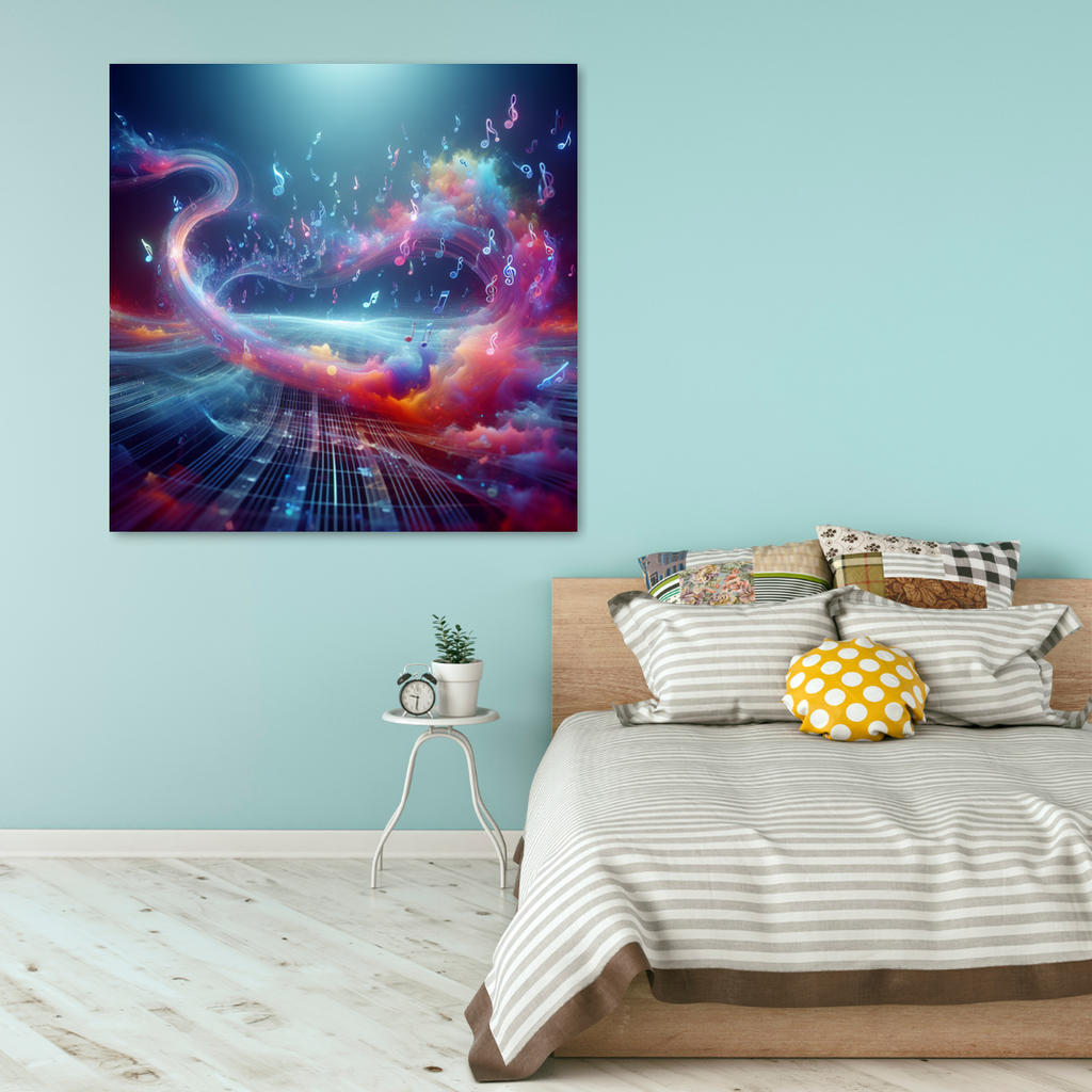 Melodic Dreams Modern Paintings Frame