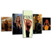 Beyonce 5 Piece HD Multi Panel Canvas Wall Art Frame - Original Frame