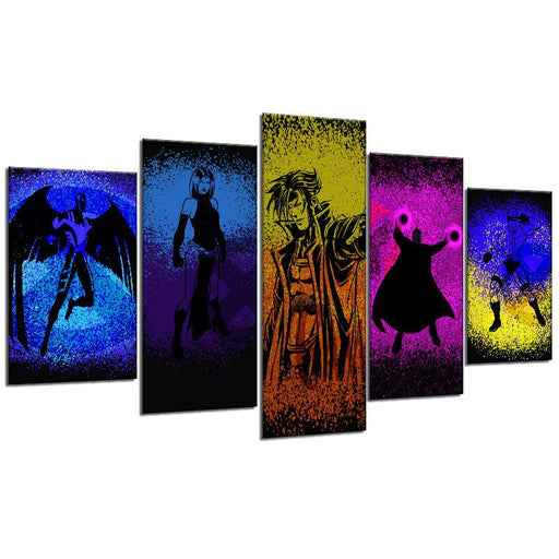 X-Men 5 Piece HD Multi Panel Canvas Wall Art Frame - Original Frame