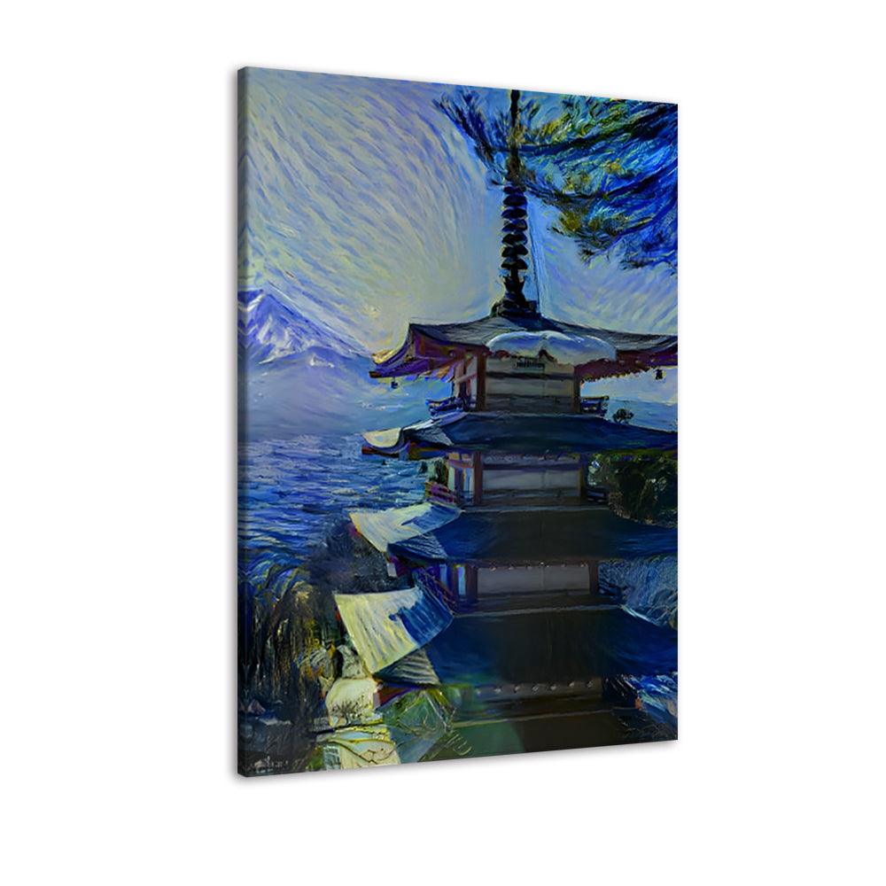 Abstract Japanese 1 Piece HD Multi Panel Canvas Wall Art Frame - Original Frame