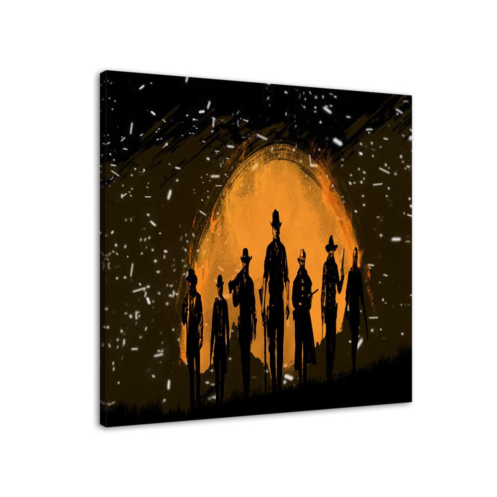 Yellow The Walking Dead 1 Piece HD Multi Panel Canvas Wall Art Frame - Original Frame