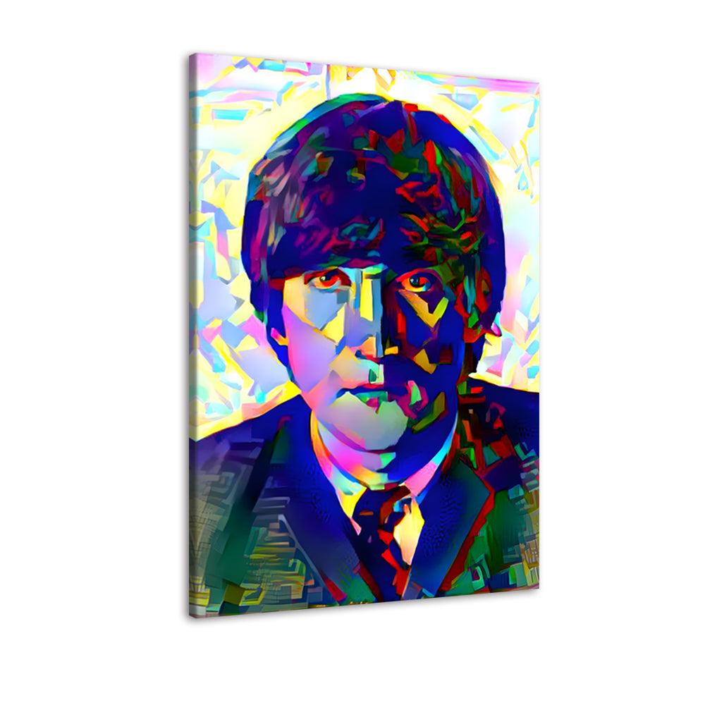 The Beatles Portrait 1 Piece HD Multi Panel Canvas Wall Art Frame - Original Frame