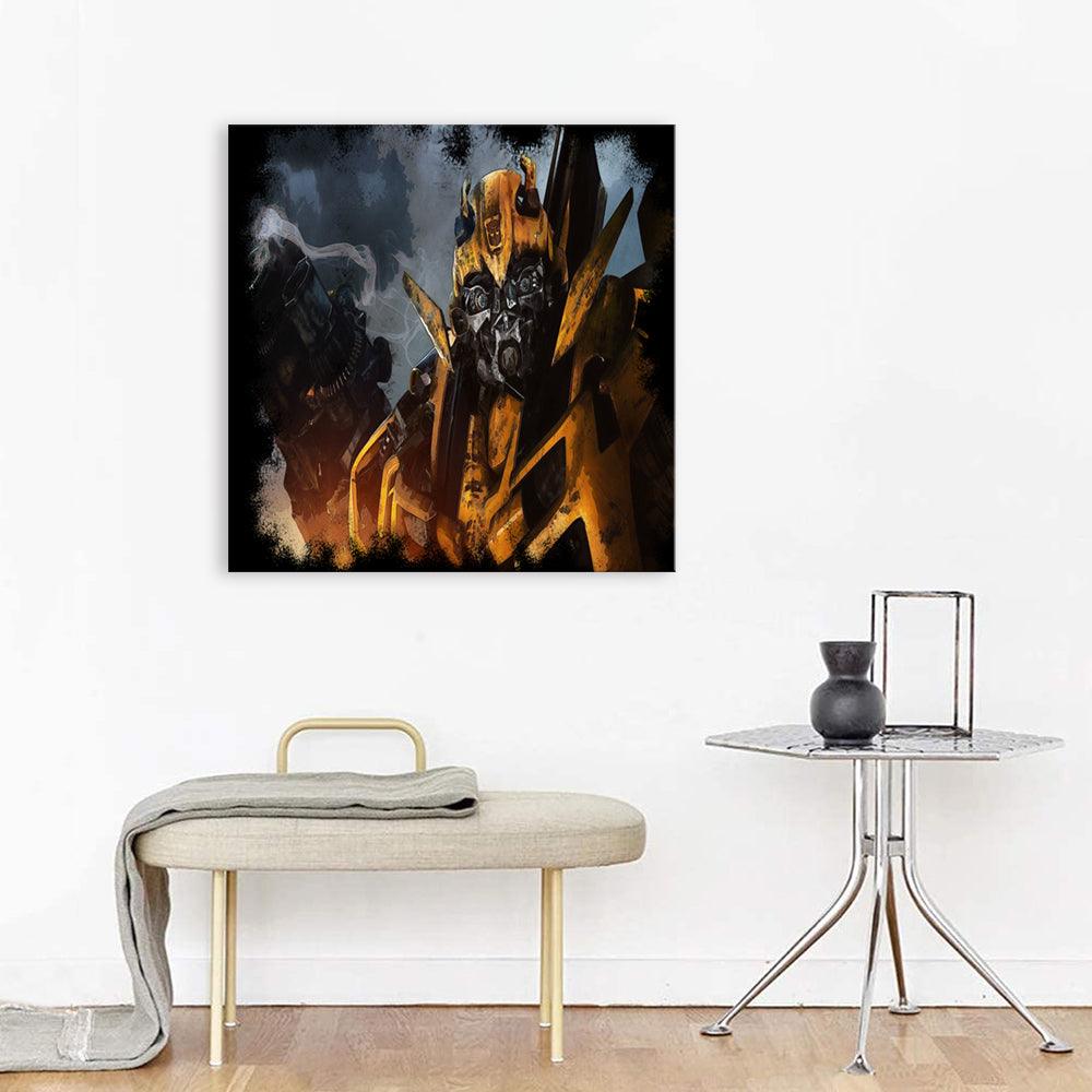 Bumblebee Transformers 1 Piece HD Multi Panel Canvas Wall Art Frame - Original Frame