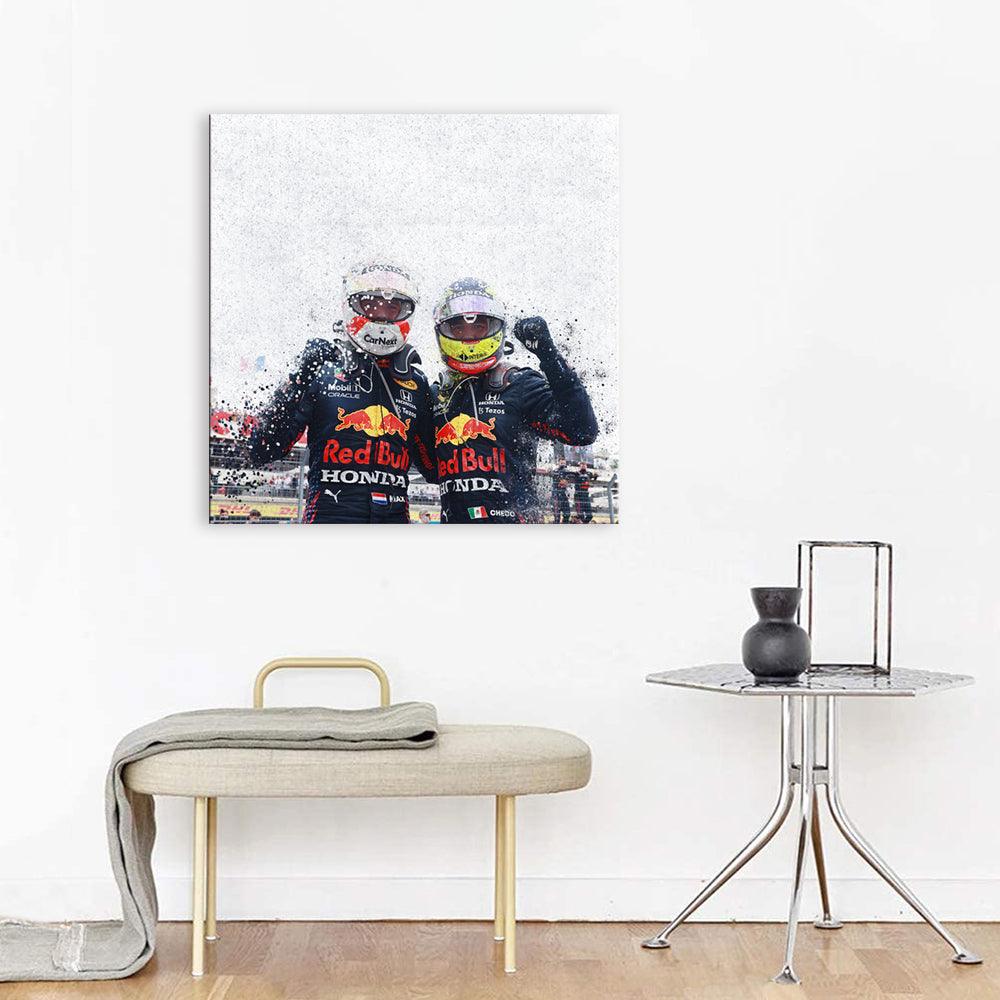 Formula One 1 Piece HD Multi Panel Canvas Wall Art Frame - Original Frame