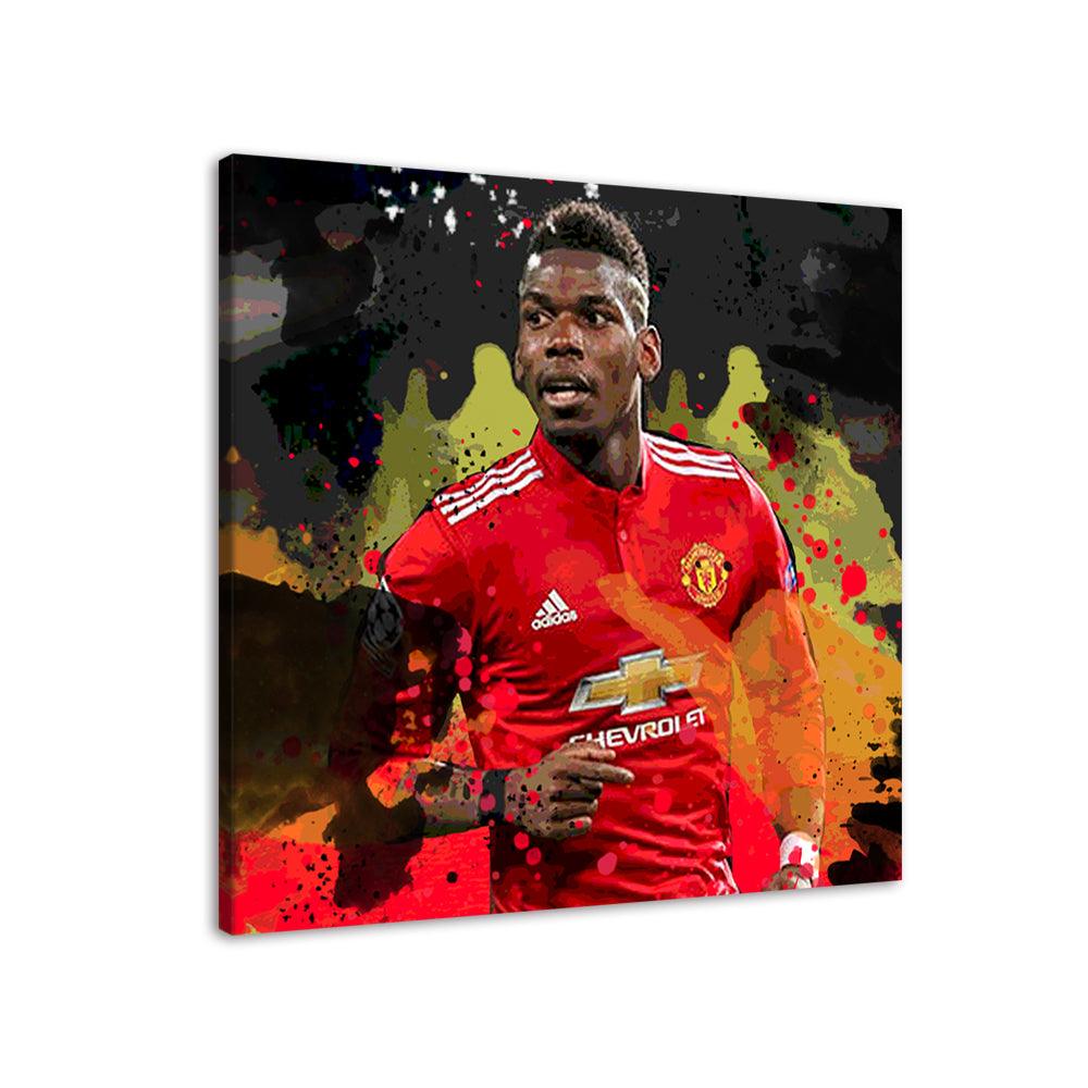 Paul Pogba 1 Piece HD Multi Panel Canvas Wall Art Frame - Original Frame