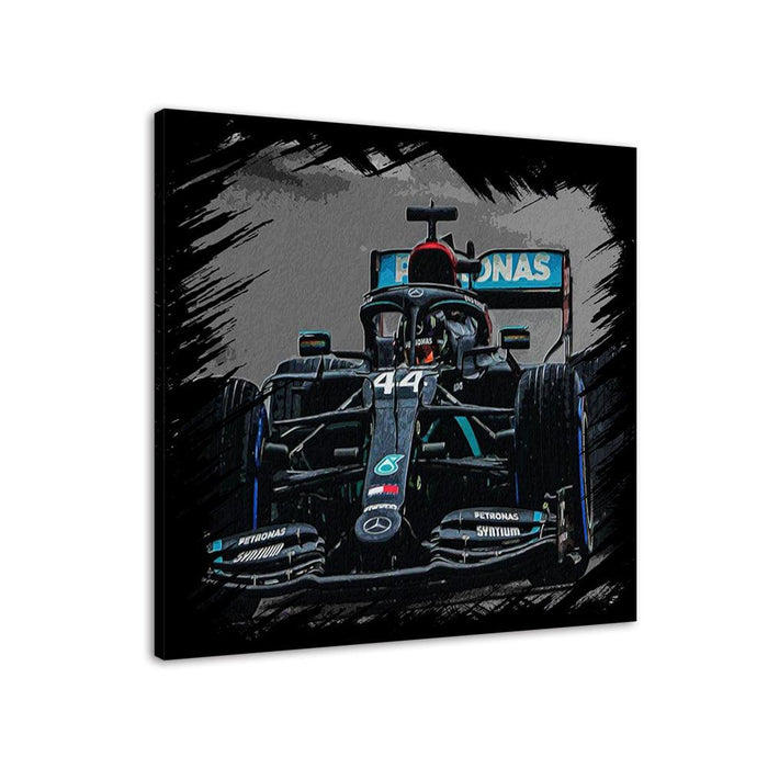 The 44 Formula One Car Portrait 1 Piece HD Multi Panel Canvas Wall Art Frame - Original Frame