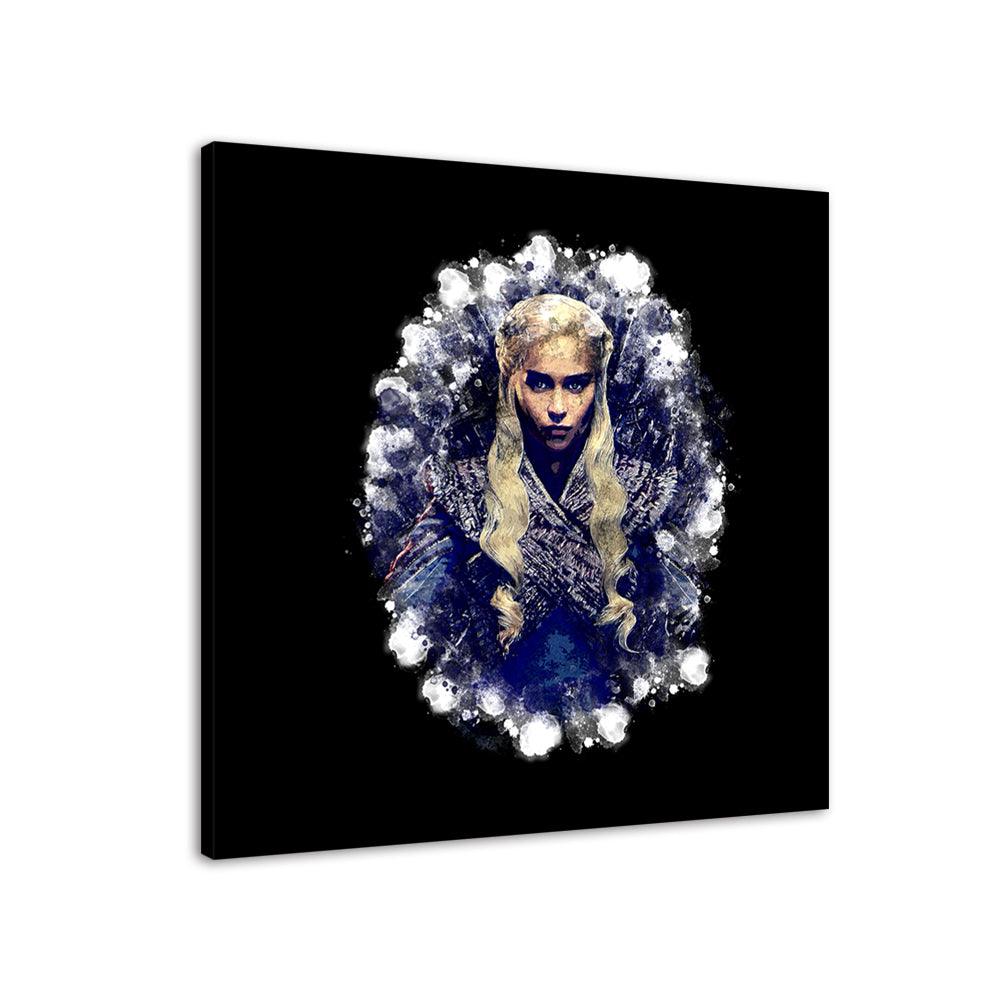 Daenerys Targaryen 1 Piece HD Multi Panel Canvas Wall Art Frame - Original Frame