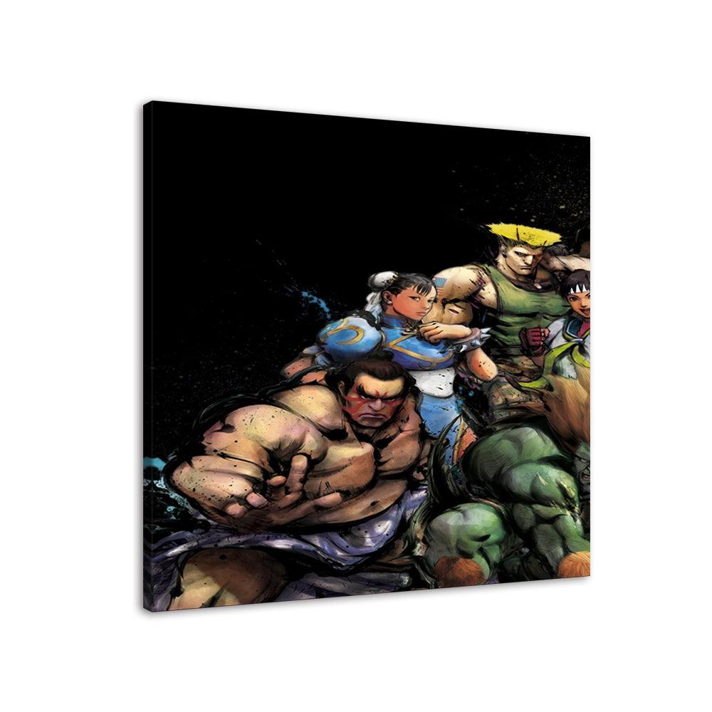 Cartoon Fighter Team 1 Piece HD Multi Panel Canvas Wall Art Frame - Original Frame