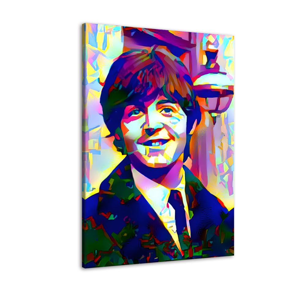 The Beatles Smile 1 Piece HD Multi Panel Canvas Wall Art Frame - Original Frame