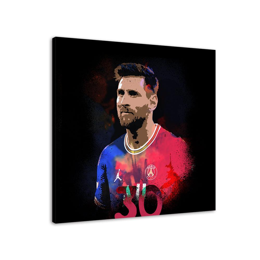 Lionel Messi 1 Piece HD Multi Panel Canvas Wall Art Frame - Original Frame