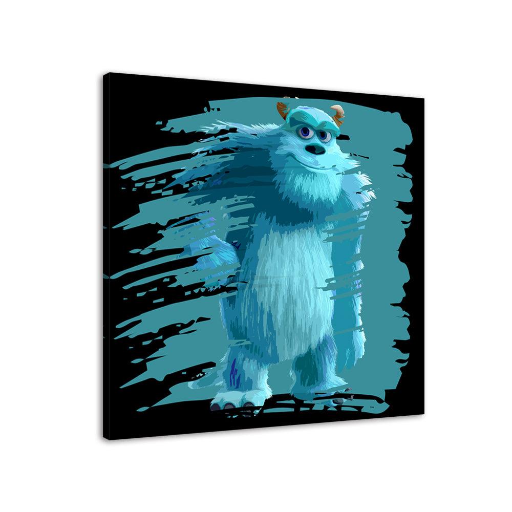 James P. Sullivan Monsters Inc 1 Piece HD Multi Panel Canvas Wall Art Frame - Original Frame