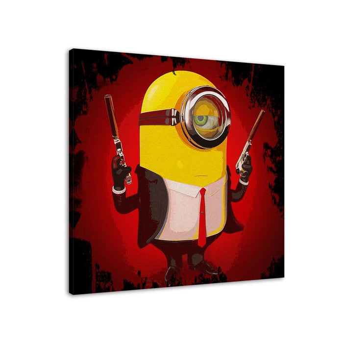 FBI The Minions 1 Piece HD Multi Panel Canvas Wall Art Frame - Original Frame