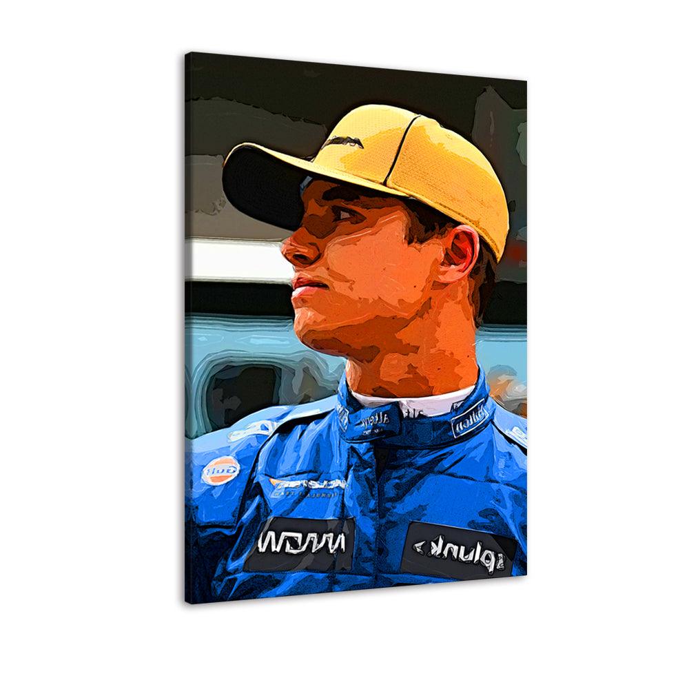 The F1 Pilot 1 Piece HD Multi Panel Canvas Wall Art Frame - Original Frame