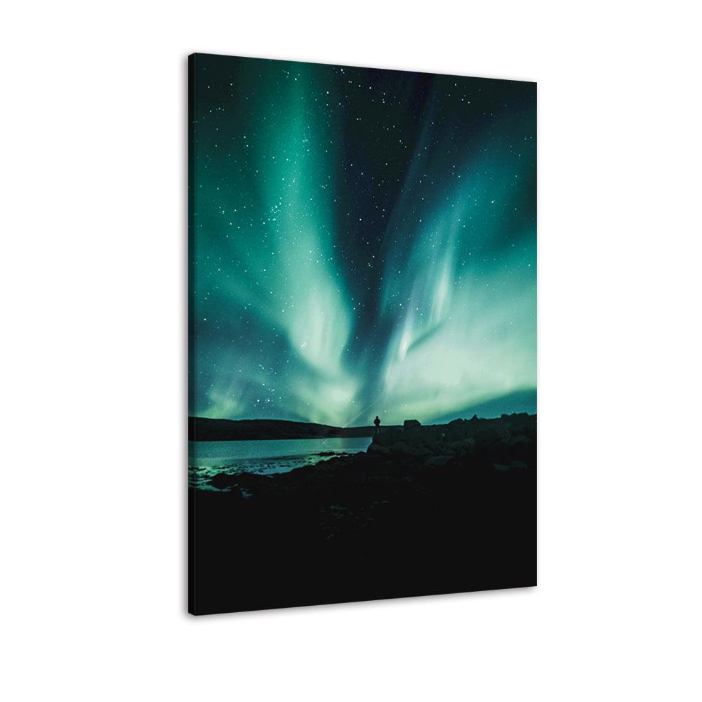 Aurora Borealis 1 Piece HD Multi Panel Canvas Wall Art Frame - Original Frame