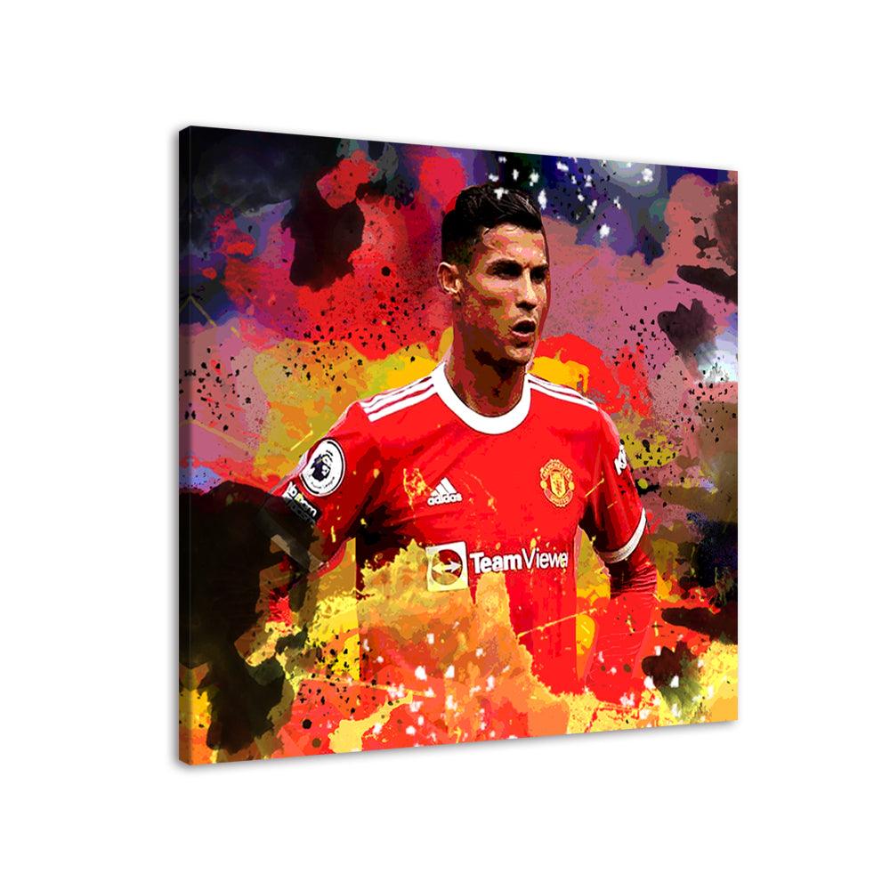 Cristiano Ronaldo 1 Piece HD Multi Panel Canvas Wall Art Frame - Original Frame