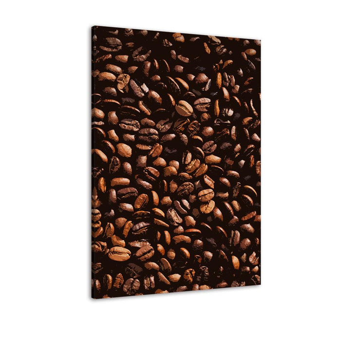 The Abstract Coffee Beans 1 Piece HD Multi Panel Canvas Wall Art Frame - Original Frame