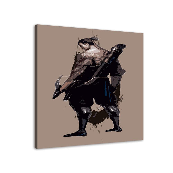 The Sword Warrior 1 Piece HD Multi Panel Canvas Wall Art Frame - Original Frame