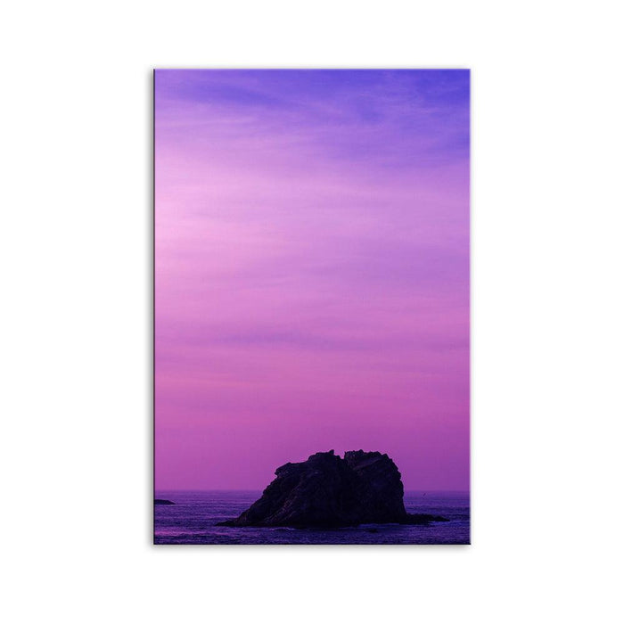 The Rock Sunset 1 Piece HD Multi Panel Canvas Wall Art Frame - Original Frame