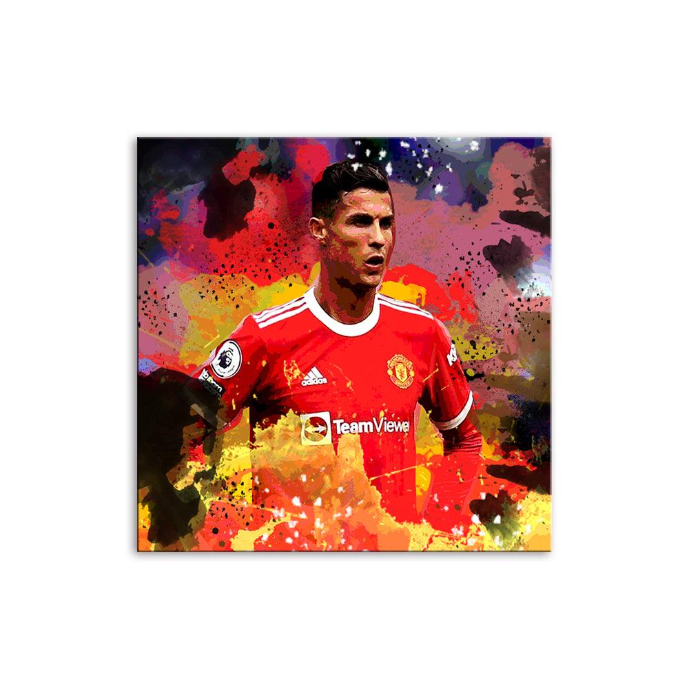 Cristiano Ronaldo 1 Piece HD Multi Panel Canvas Wall Art Frame - Original Frame