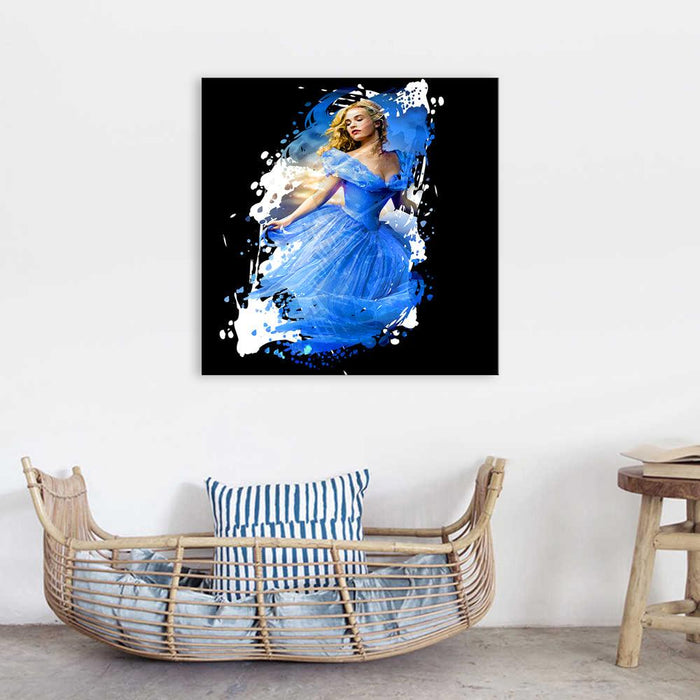 The Cinderella Dress 1 Piece HD Multi Panel Canvas Wall Art Frame - Original Frame