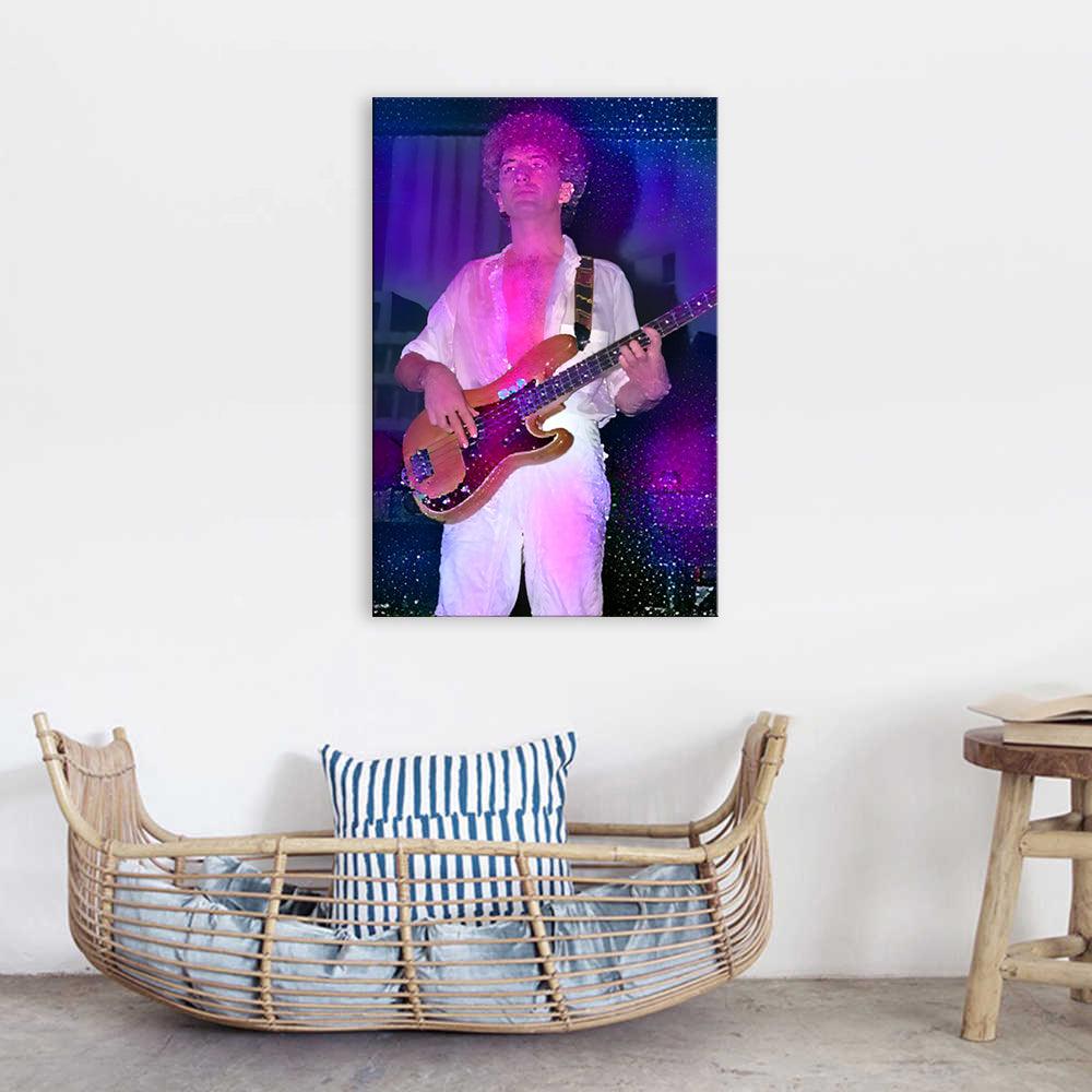 Guitar Concert Queen 1 Piece HD Multi Panel Canvas Wall Art - Original Frame