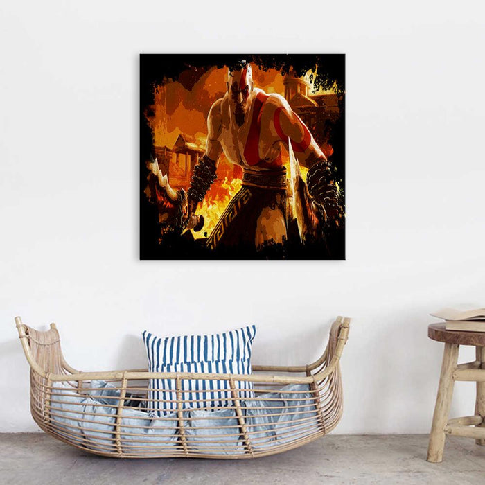 The Fierce Fighter 1 Piece HD Multi Panel Canvas Wall Art Frame - Original Frame