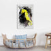 Yellow Seahorse 1 Piece HD Multi Panel Canvas Wall Art Frame - Original Frame