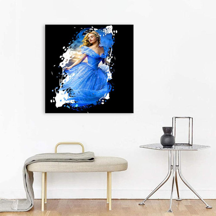 The Cinderella Dress 1 Piece HD Multi Panel Canvas Wall Art Frame - Original Frame