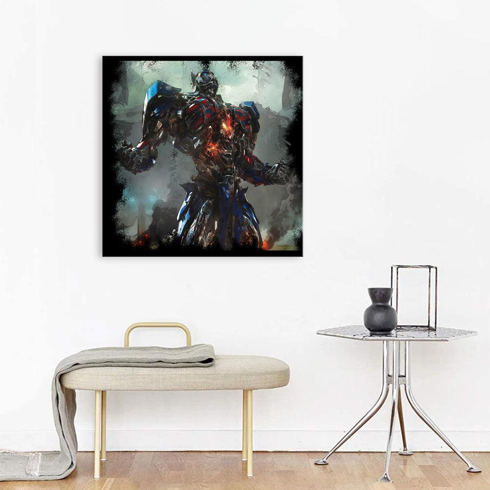 Optimus Prime Transformers 1 Piece HD Multi Panel Canvas Wall Art Frame - Original Frame